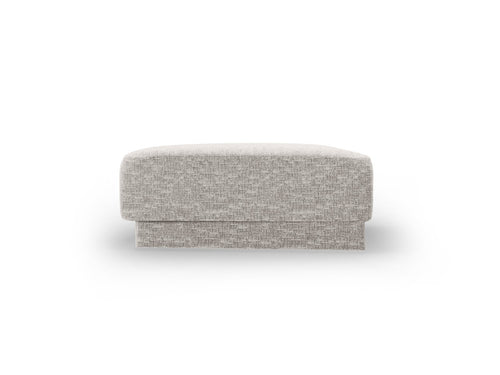 Micadoni Poef Miley structurele stof geld - 79x88x40cm