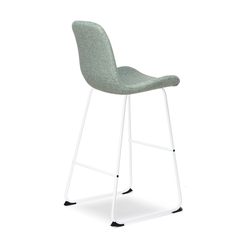 Nolon Nino-Fé Barkruk Zacht Groen - Wit Onderstel - 75 cm - vtwonen shop