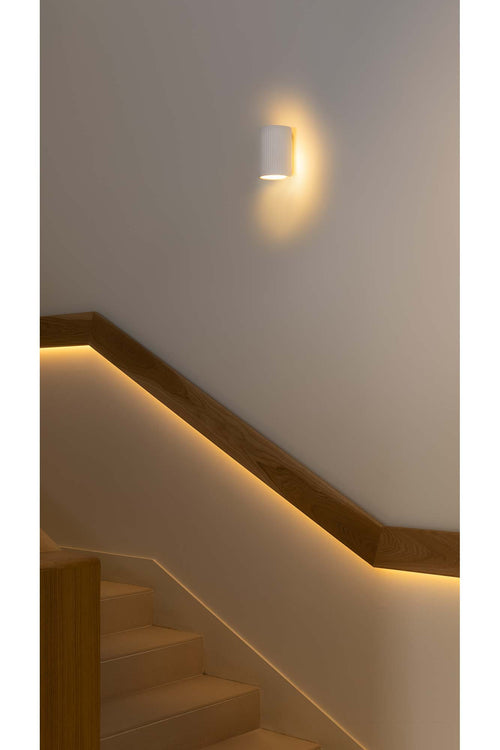 Faro Sole Round Wandlamp Wit 1x GU10