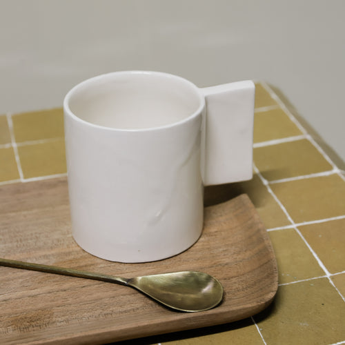 Household Hardware - Mok - Vierkant oor - Wit - vtwonen shop