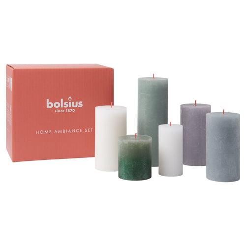 Bolsius - rustieke kaarsen set Nordic Landscape - vtwonen shop