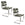 Zuiver Ridge Deco Symbols Eetkamerstoelen Groen - Set van 2