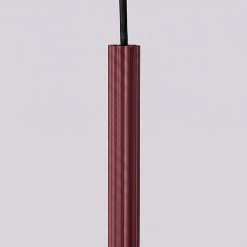 Sollux Lighting Hanglamp ARCHE 2P bordeaux - 15x15x118cm