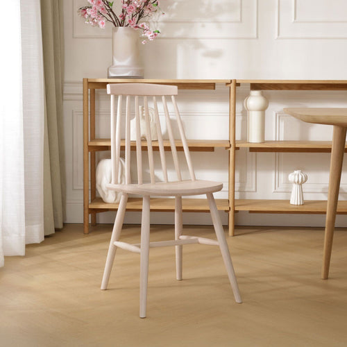 Fameg Filou Houten Spijlenstoel Whitewash - vtwonen shop