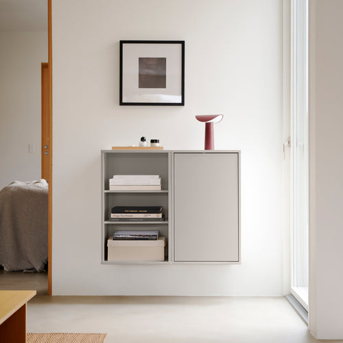 ReCollector Opbergdoos Wandkast 30 x 43 x 70 cm – Grijs