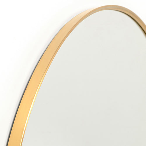 Kare Design Spiegel Simply Ø90cm messing
