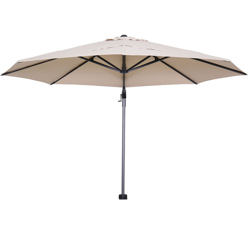 Hawaii parasol - Ø350 cm - carbon black - ecru
