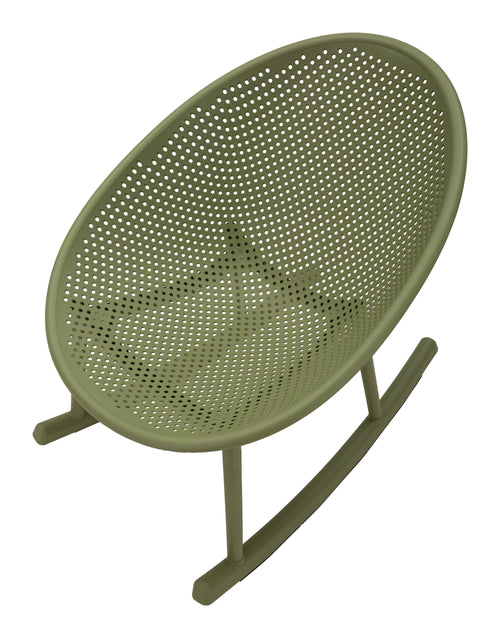Mauro Ferretti schommelstoel - 66x88x80 cm - groen