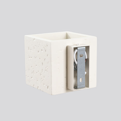 Sollux Lighting Wandlamp QUAD beton beige - 10x12x10cm