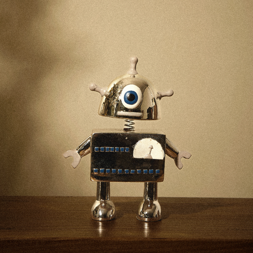 Sia Deco Spaarpot Robot - Kerst Decoratief - Resin Zilver - H18 - vtwonen shop