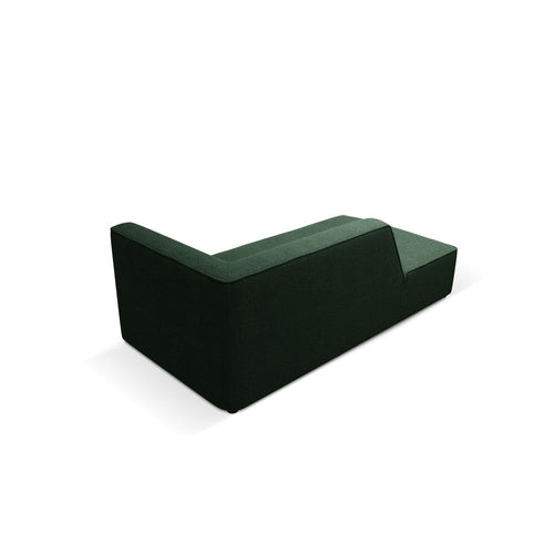 Cosmopolitan Design - Linker meridiaan Siena structurele stof groente - 181x93x69cm