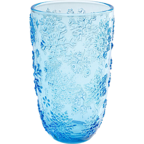 Kare Design Waterglazen Ice Flowers blauw (6/Set)