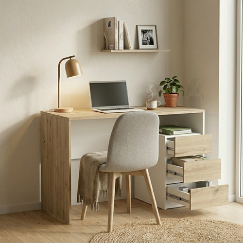 Calicosy - Bureau SIERRA - Licht hout 117x50x77 cm