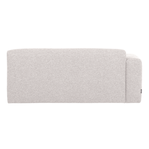 WOOOD 2-zits bank arm links Mojo Base - Bouclé - Ecru - 74x185x97