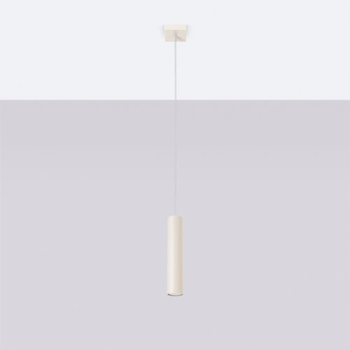 Sollux Lighting Hanglamp LAGOS 1 beige - 8x8x118cm