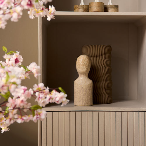 StarFurn Boekenkast Madison - Zandkleur Hout - 55x45x200cm