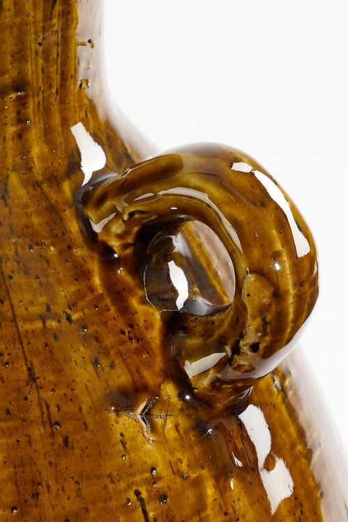 Mica Decorations  Elena Vaas - H34 x Ø26 cm - Keramiek - Bruin