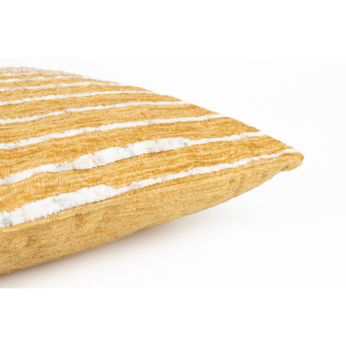 Dutchbone Leaf Kussen 45x45 cm Okergeel