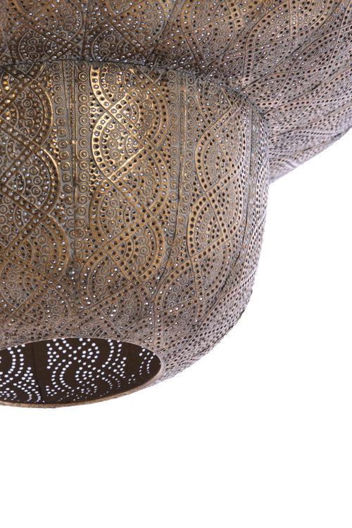 Light & Living hanglamp RYOTA - bruin - Ø42x50.5cm - vtwonen shop