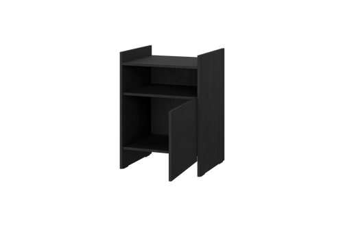 noo.ma TOOPT Nachtkastje - Vulcano Black laminate - vtwonen shop