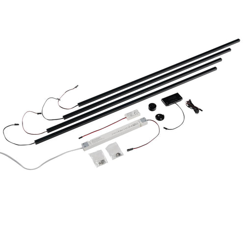 HOME DELUXE - LED-lichtstrip voor akoestisch paneel NOX - starterset XL - 4 x 80 cm - vtwonen shop