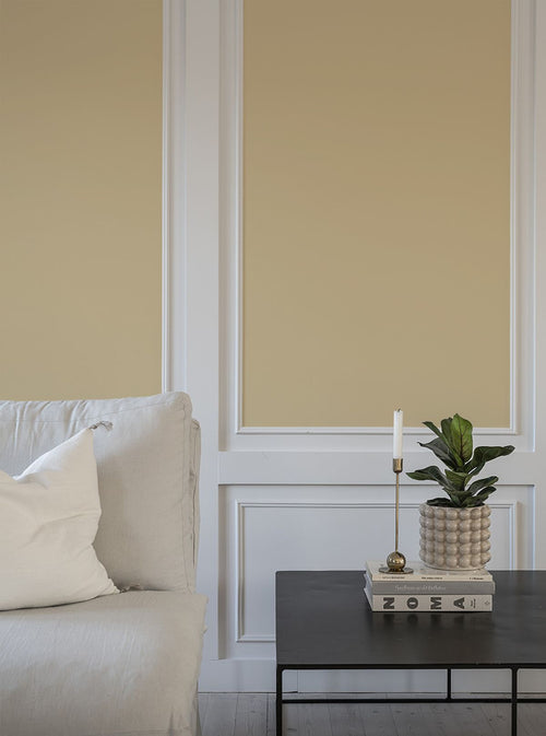 Duro Wallpaper behang effen zand beige - 53 cm x 10.05 m - 662208 - vtwonen shop