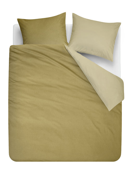 Beddinghouse Dekbedovertrek Warm - 200 x 200/220 cm - Geel