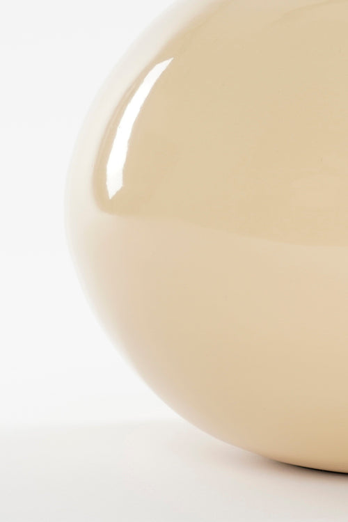 Mica Decorations  Boyd Vaas - H36 x Ø25 cm - Metaal - Beige