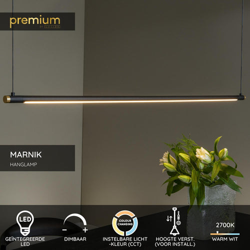 Lucide hanglamp MARNIK - Geïntegreerde LED - Zwart