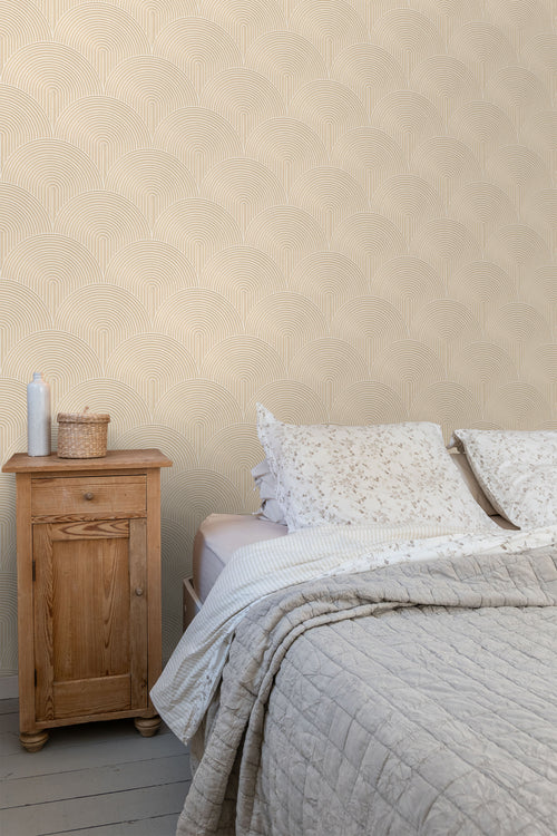 ESTAhome behang 3D-motief warm beige - 50 x 900 cm - 131101 - vtwonen shop