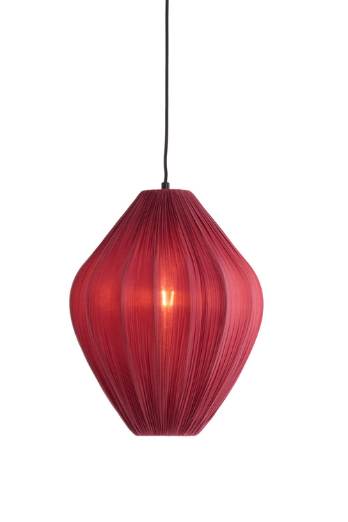 Light & Living hanglamp VERITA - rood - Ø36x44cm