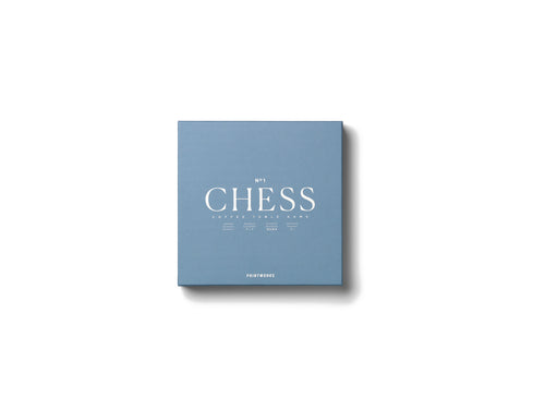 Printworks Spel Classic - Chess - Dusty Blue - vtwonen shop