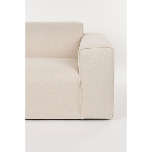 Zuiver Sofa Milka 3-zitsbank Chaise longue Links Zand - Crème - vtwonen shop