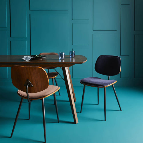 Signature - OLYMPIA Set van 2 stoelen - Lichtgrijs - 76,5x46x76,5 cm