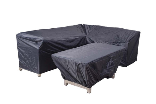 Coverit voor lounge-diningset rechts - 270/210x85xH90 en 165x95xH70 cm