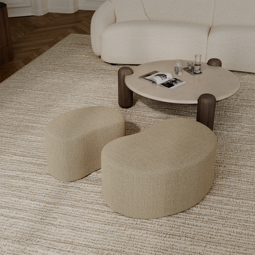 Sia Home - Zitzak 60 cm DUNE - bouclé-stof mol 60cm