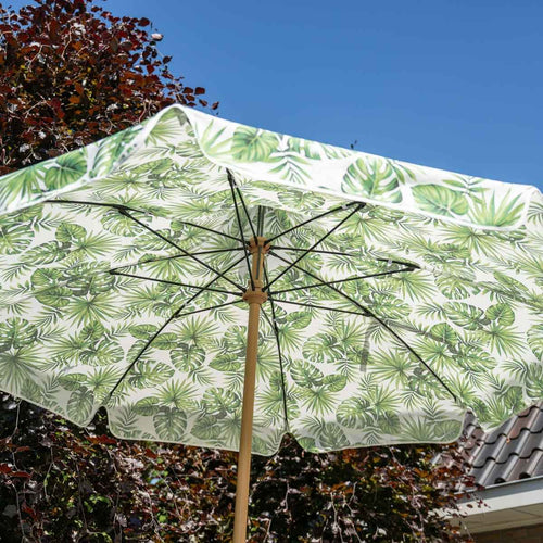 Garden Impressions stokparasol Aloha palm green Ø180 cm