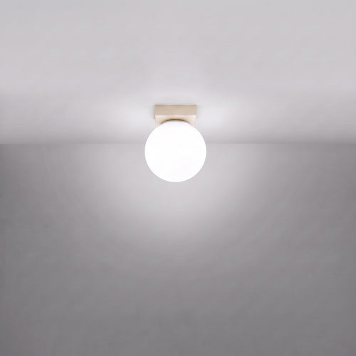 Sollux Lighting Plafondlamp YOLI 1 beige - 12x12x14,5cm