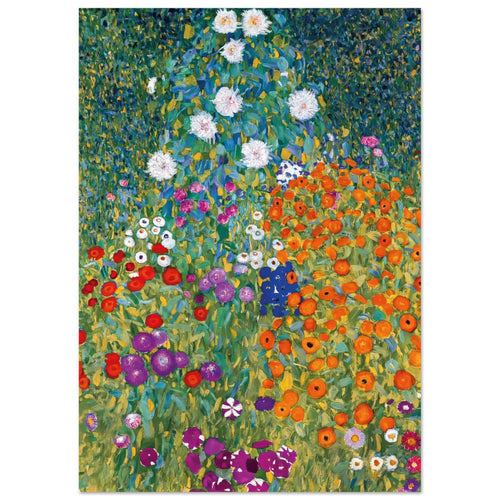 Artfulprints  Gustav Klimt - Blumengarten   poster A4 21x29.7 cm - vtwonen shop