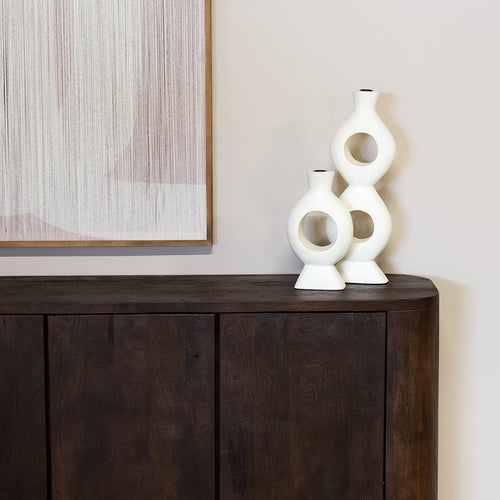 Giga Meubel Dressoir Mitchel - Mangohout - Bruin - 150cm - vtwonen shop