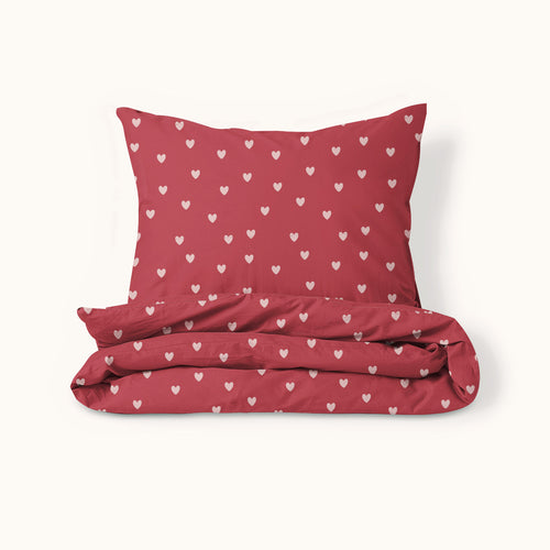 Petite Amélie Dekbedovertrekset – 120x150 cm –  Flanel - Heart - vtwonen shop