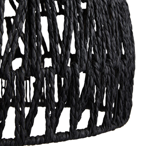 Lighto | Hanglamp Rotan Zwart Ø35 cm | Vela - vtwonen shop