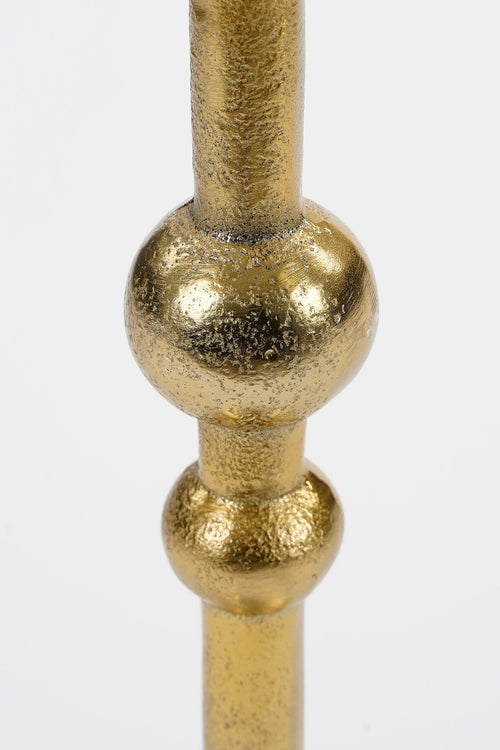 Mica Decorations Canto Kandelaar - H30 x Ø9 cm - Aluminium - Goud - vtwonen shop