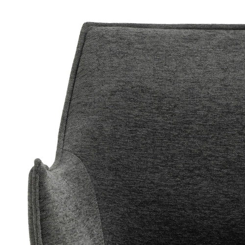 Rebellenclub Eetkamerstoel Lismore - Set Van 2 - Donkergrijs - vtwonen shop