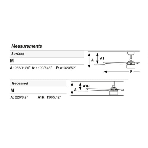 Faro Punt Punt 132cm TEK LED plafondventilator matzwart, walnootkleurige bladen 3000K
