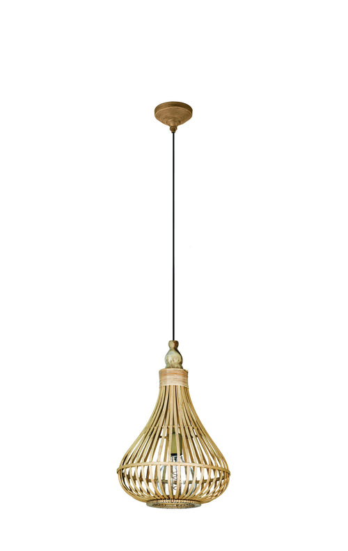 EGLO hanglamp Amsfield - e27 - ø 35 cm - bruin - vtwonen shop