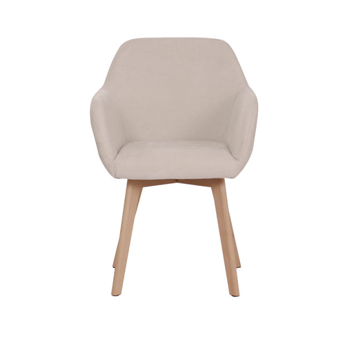 Housecraft Living Yala Eetkamerstoelen Off White/ Gebroken wit - Set van 2