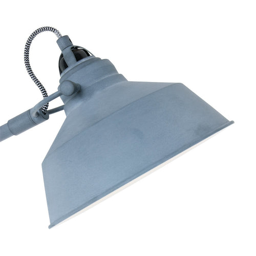 Mexlite vloerlamp nove - 1 lichts - 65x 172 cm - grijs - vtwonen shop