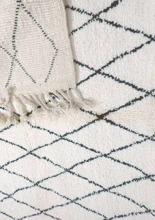 AFK Living vloerkleed Berber - handgemaakt - Wol - 150 x 250 cm