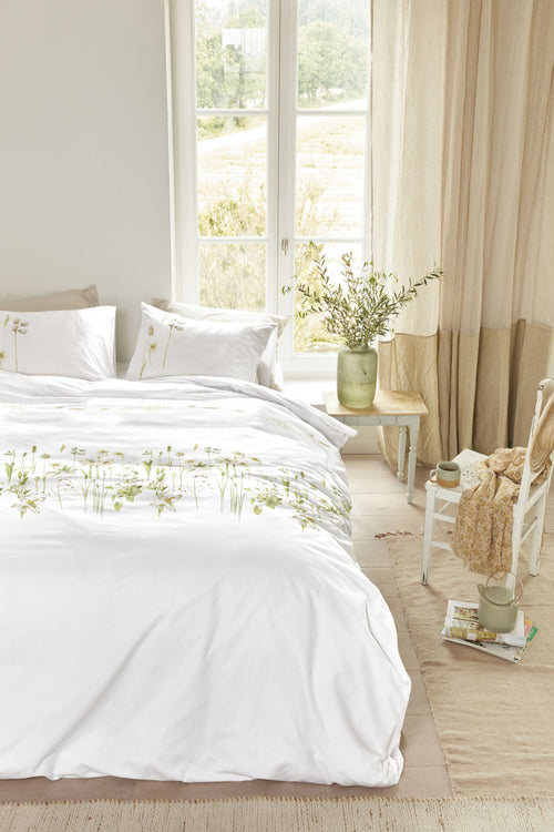 Marjolein Bastin  amaryllis - 260 x 200/220 cm - Wit - vtwonen shop